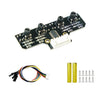 Módulo de sensor de seguimiento infrarrojo Yahboom de 4 canales para robot de coche inteligente. Especificaciones: con cable DuPont y columna de cobre de 23 mm.