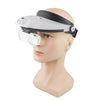 Lupa de lectura para personas mayores 81001-G con doble luz LED y lentes reemplazables para reparar gafas de presbicia.
