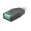 Adaptador convertidor USB a RS232/485 de AMSAMOTION para automatización industrial, PLC y TPV (negro)