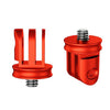 Adaptador de tres ranuras TFSM063-B para cámara, conector giratorio de 360 grados, adaptador de trípode de 1/4 de pulgada