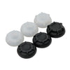 Tapa de silicona para joystick de Nintendo Switch 2, 6 en 1, protección de teclas (negro y blanco)