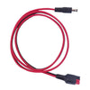 Cable Anderson de 45 A a conector macho DC5521 de 14 AWG para carga de paneles solares de alta resistencia. Longitud del cable: 1 m.