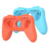 Soportes para manijas izquierda y derecha de Nintendo Switch 2, manija simple (naranja y azul)