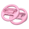 Paquete de 2 empuñaduras para volante de Nintendo Switch 2/mandos Joy-Con (rosa)