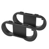 Para Nintendo Switch 2 Joy-Con 1 par de agarre cómodo con correa de muñeca ajustable (negro)