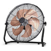 Ventilador de piso industrial potente de 20 pulgadas, 8 velocidades, 6 aspas, enchufe CN