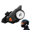 Auriculares Bluetooth para casco de motocicleta M9, IPX6, resistentes al agua, respuesta automática, sonido HD para intercomunicador de motociclistas, entregas y grupos (negro)