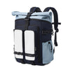 Mochila de viaje unisex Tigernu, impermeable, enrollable y expandible, con compartimento para portátil y tableta de 15,6 pulgadas (azul cielo)