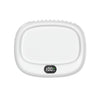 Ventilador portátil USB de alta potencia para exteriores, sin aspas, para colgar en la cintura (DQ239 blanco)