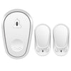 Timbre inalámbrico inteligente ANENG Home con control remoto electrónico, resistente al agua. Especificaciones: Una pulsación, dos timbres.