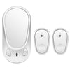 Timbre inalámbrico inteligente ANENG Home con control remoto electrónico, resistente al agua. Especificación: Dos pulsaciones, un timbre.