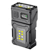 Mini linterna recargable con luz lateral y reflector superbrillante E-SMARTER DC08 (negra)