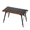 Mesa plegable de aluminio para acampar CLS Outdoor Egg Roll, estilo 8245, 6 platos