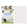 Bolígrafo de impresión 3D pequeño con 22 imágenes, compatible con alta y baja temperatura, libro de dibujo con tablero de trazado