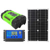 Inversor de onda modificada Gurxun con panel solar de 18 W y controlador de 30 A, doble toma, 2 puertos USB y 2 puertos tipo C. Especificaciones: 300 W, enchufe brasileño de 12 V a 110 V.