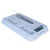 Base de refrigeración multifuncional con doble asa para PS5 Pro, PS5 Slim y PS5. Estilo: YH66, color blanco.