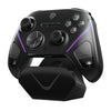 Mando inalámbrico para juegos EasySMX D10 con gatillos de modo dual y joysticks de efecto Hall TMR. Base de carga para PC, Switch, teléfono y Steam (negro).