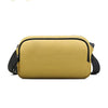 BANGE 3097 Bolso bandolera informal para hombre, bolso para teléfono móvil (amarillo)