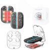 Estuche rígido transparente con 6 ranuras para tarjetas de juego para los controles Joy-Con de Nintendo Switch 2