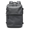 BANGE BG-7875 - Bolso de hombro de gran capacidad, mochila multifuncional para ordenador, para viajes de negocios (gris)