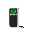Radio portátil multibanda FM/AM/SW de alta sensibilidad con control de reloj. Especificaciones: Para la UE (blanco).
