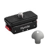 Kit de extensión plegable con base magnética de liberación rápida Flymile con rosca de 1/4 de pulgada para Insta360 Ace Pro 2/Ace Pro/Ace/X5/X4/X3/X2 (negro)