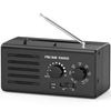 Radio FM/AM de doble banda con toma de corriente externa. Especificaciones: Para EE. UU. (Negro).