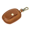 Estuche de cuero con gancho para auriculares portátiles Sony WF-1000XM5 CONTACTS FAMILY CF1183 (marrón)