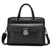 WEIXIER T616 - Maletín de viaje para hombre, gran capacidad, para documentos y portátil (negro)