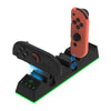 Base de carga para mando universal izquierdo y derecho PGTECH 9 en 1 para Nintendo Switch 2/2PRO