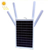 Tarjeta SIM solar EAU 4G WiFi 6 Router impermeable para exteriores Cable 4G a WiFi (blanco)