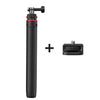 Flymile - Trípode magnético de liberación rápida de 1,63 m para selfies, ideal para cámaras de acción, vlogs y deportes al aire libre (negro)