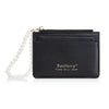Baellerry N8356 - Tarjetero para mujer, monedero con múltiples ranuras para tarjetas (negro)