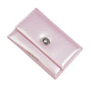 Baellerry N8400 Cartera corta para mujer con tres pliegues y cremallera (rosa)