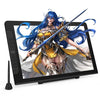 Pantalla digital VEIKK VK2200PRO de 21,5 pulgadas para dibujar a mano, pantalla electrónica compatible con teléfono móvil con enchufe del Reino Unido