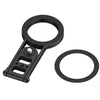 Soporte de base magnética multifuncional con orificio para tornillo de 1/4"