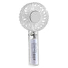 Ventilador de mano transparente YL14, USB, portátil para exteriores (transparente)