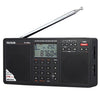Radio portátil estéreo digital TECSUN PL-398MP de banda completa con sintonización y reproducción de tarjetas SD. Especificaciones: Estándar (Negro)