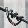 Candado de cadena para bicicleta WEST BIKING de 38 pulgadas con combinación de 4 dígitos para bicicletas, bicicletas eléctricas y scooters (negro y naranja)