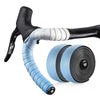 Cinta para manillar de bicicleta de carretera WEST BIKING, ultraligera, de PU, con degradado, antideslizante, resistente al sudor (azul degradado)