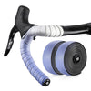 Cinta para manillar de bicicleta de carretera WEST BIKING, ultraligera, de PU con degradado, antideslizante, resistente al sudor (morado degradado)