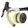 Cinta para manillar de bicicleta de carretera WEST BIKING, ultraligera, de PU, con degradado, antideslizante, resistente al sudor (amarillo degradado)