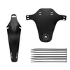 Guardabarros delantero y trasero para bicicleta de montaña WEST BIKING YP0714043 (negro)