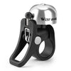 Timbre de aluminio para bicicleta WEST BIKING YP0706058, plegable, para bicicleta de montaña (plateado)