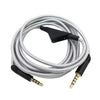 Cable de audio trenzado para auriculares para juegos Logitech Astro A10/A40/A30, estilo: gris.