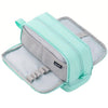 Estuche Angoo para estudiantes de cuatro capas, resistente al agua y al desgaste (verde)