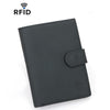 Cartera organizadora de pasaporte DKER YP-262 con protección de identificación (negra)