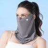 Mascarilla de ciclismo WEST BIKING con protección solar para el cuello, protección solar, protección UV, talla única (gris oscuro)