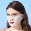 Mascarilla de ciclismo WEST BIKING de seda helada para verano, con protección UV, talla única (rosa)