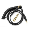 Cable de audio con resorte y conector recto de 1,2 m para auriculares Pioneer HDJ-CUE1, HDJ-X7, HDJ-S7, HDJ-X5 y HDJ-S7.